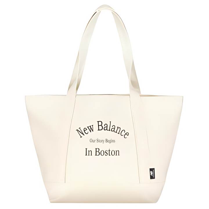 New Balance New Balance Fabric Handbag, Shoulder Bag Unisex Ivory White