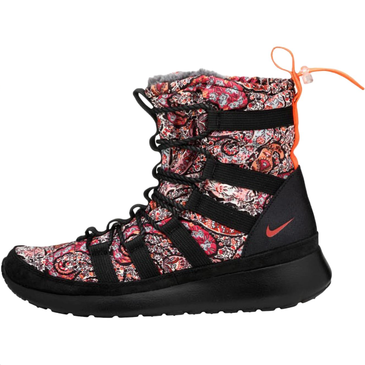 Nike Nike Roshe Run Hi Sneakerboot Qs Liberty Of London Solar Red Women's