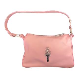 Chrome Hearts Leather Shoulder Bag, Handbag, Shoulder Bag Women's Pink