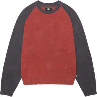 Stussy Colorblocked Raglan Knit Crew