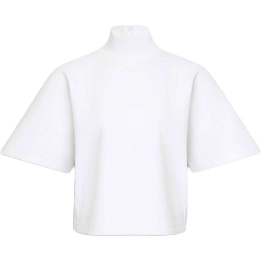 Alaia Alaïa Ribbed High Neck T Shirt
