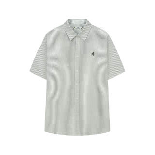 Teenie Weenie Men Shirts Unisex Green Lapel Moderate