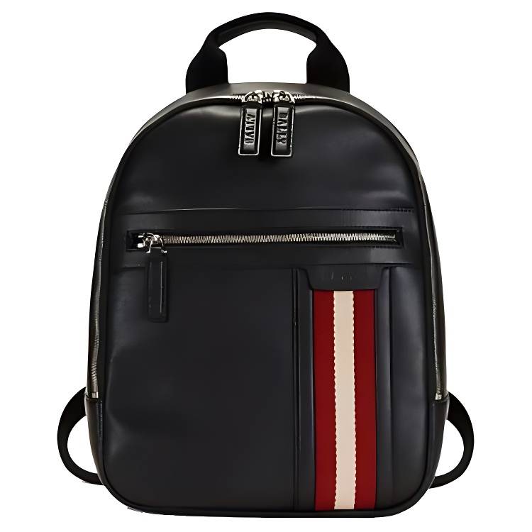 BALLY BALLY Leather Backpack Mini Men's Black