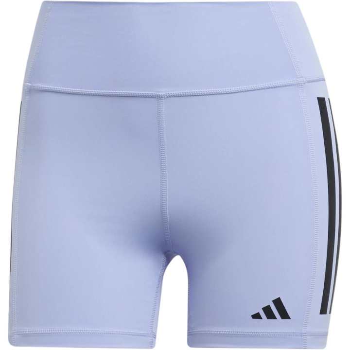 Adidas Adidas Women's Optime 3 Stripes 1/4 Short Leggings Violet Tone