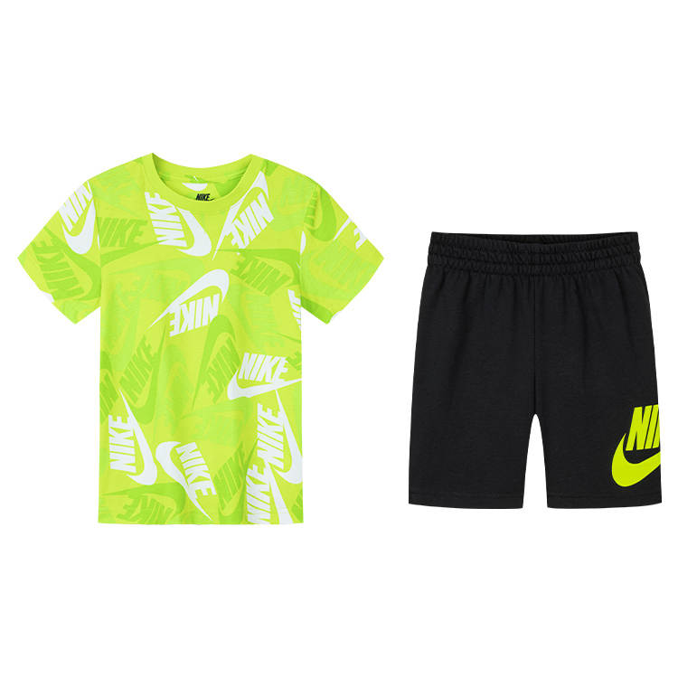 Nike Nike Casual Sportswear 2 Piece Set Sprout Green Children Aged 3 7 Years Old