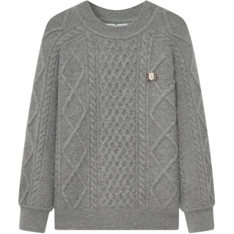 Teenie Weenie Sweaters Women's Gray Crew Neck Moderate Other