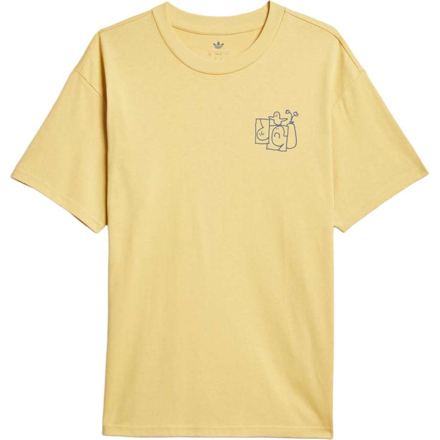 Adidas Originals Shmoofoil STAIRS T SHIRT T Shirt Unisex Yellow