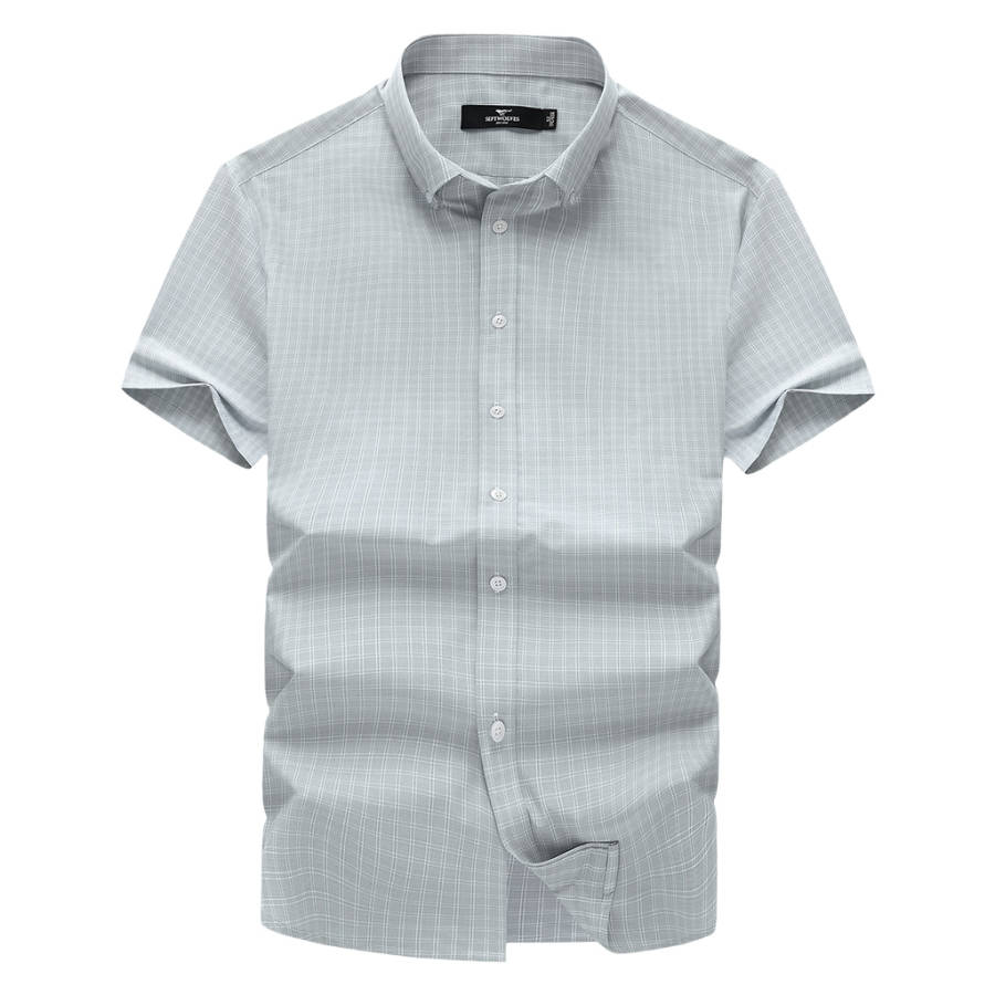 SEPTWOLVES Polo Shirts Unisex Gray Green Polo Collar Moderate Straight Fit