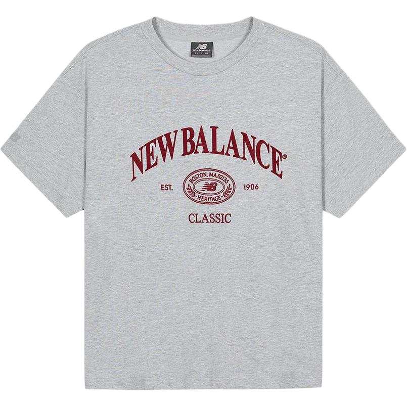 New Balance New Balance T Shirt Unisex Gray