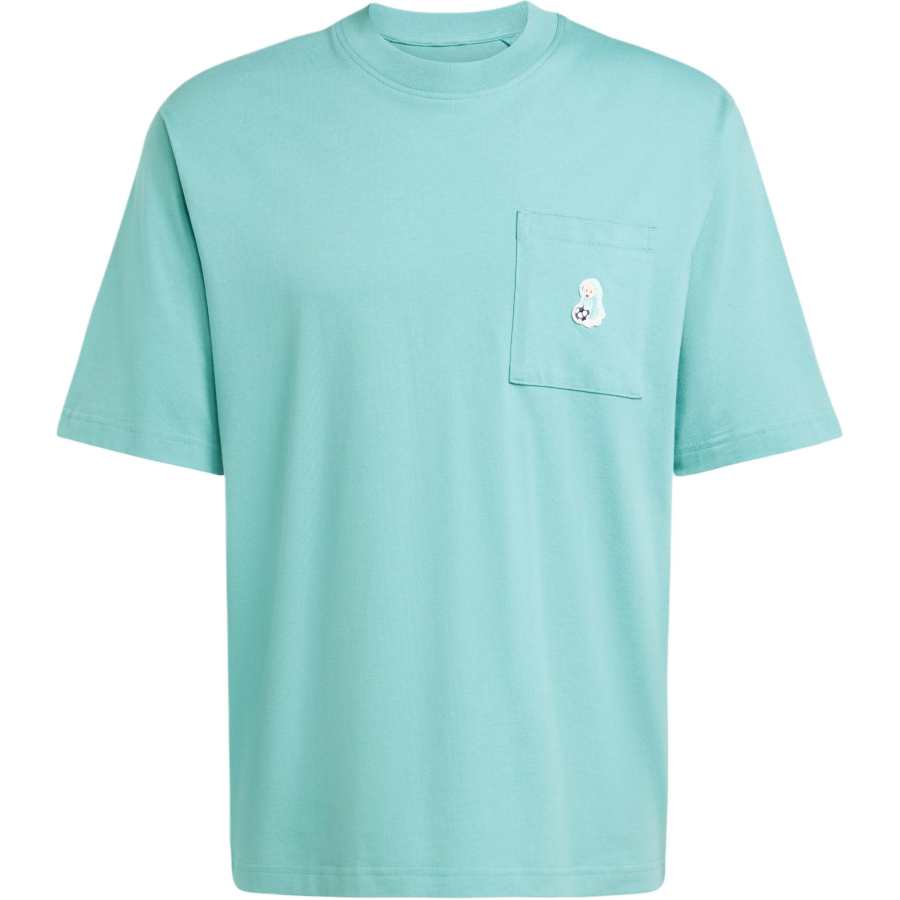 Adidas Adidas SS25 DOG SOCCER PATCH POCKET T SHIRT T Shirt Men's Powder Green