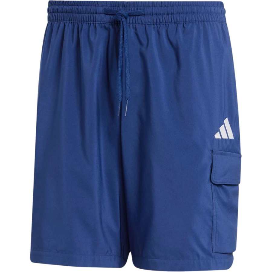 Adidas Adidas Essentials Small Logo Cargo Chelsea Shorts Dark Blue/White