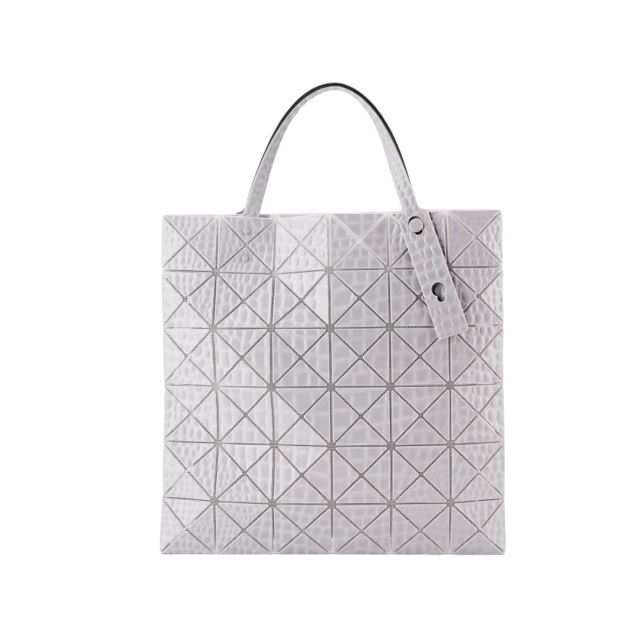 ISSEY MIYAKE Polyvinyl Chloride Resin Tote Bag, Shopping Bag, Shoulder Bag, Handbag Unisex Gray