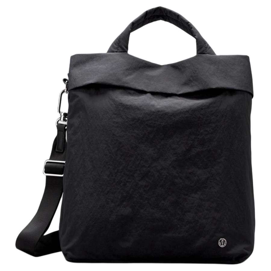Lululemon On My Level Nylon One Shoulder Handbag Women's Black