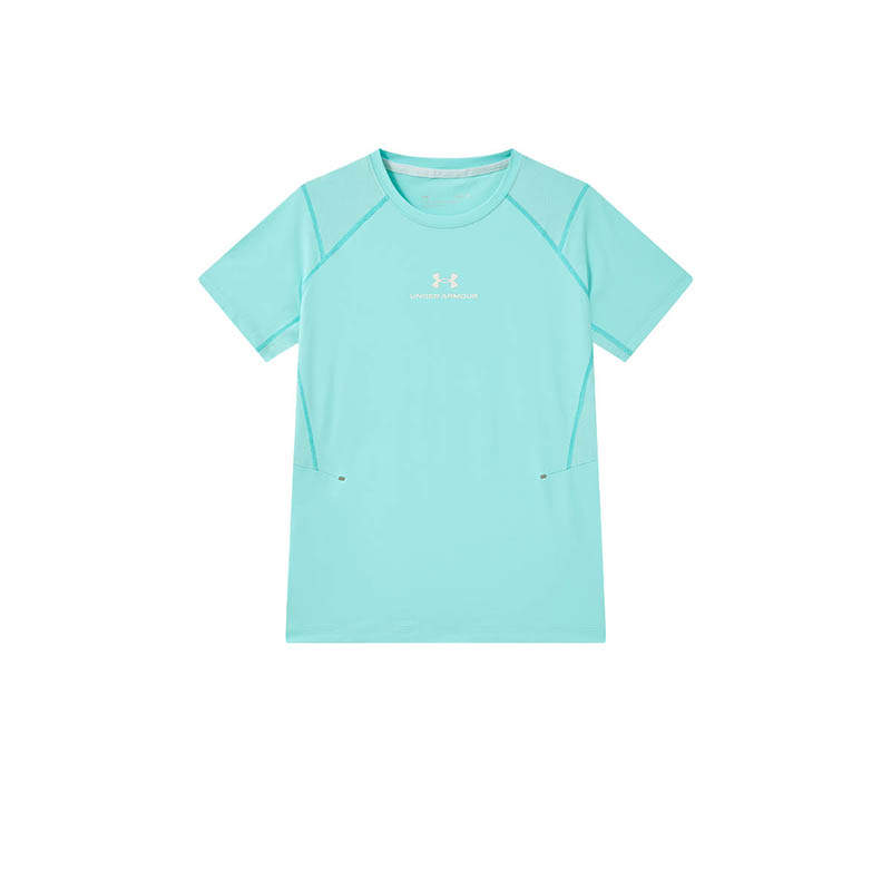 Under Armour T Shirt SS25 Light Blue Teenagers