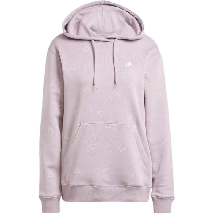 Adidas Adidas Essentials Monogram Regular Fleece Graphic Hoodie Preloved Fig