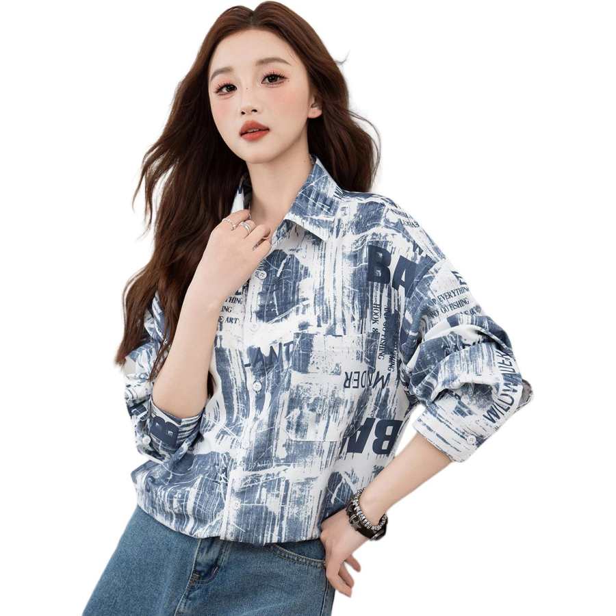 BALENO BALENO Shirts Women's Blue Lapel Thin