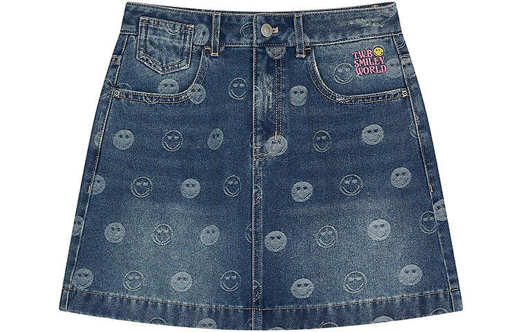 Teenie Weenie x SMILEY Casual Short Skirts Women's