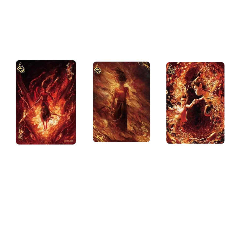 KAYOU Ne Zha The Magic Child Stirs The Sea Movie Card Holder Sky Pack One Snap SC Full Set IP / Anime Cards 3 Pcs