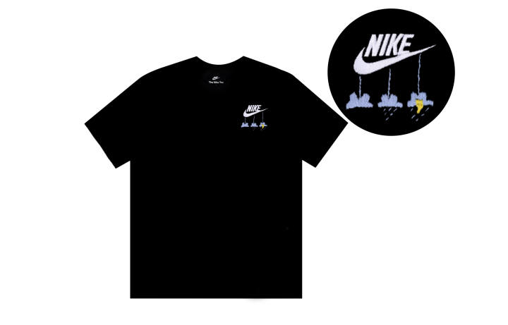 Nike Nike T Shirts Unisex Black Crew Neck Moderate Straight Fit