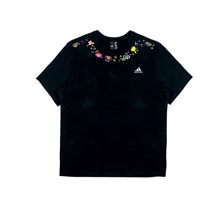 Adidas Adidas T Shirts Unisex Black Crew Neck Moderate Straight Fit