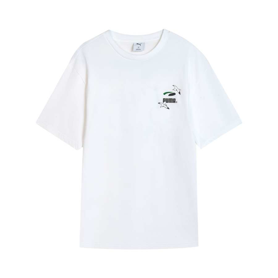 PUMA SS25 SS GF TEE PARO T Shirt Unisex White
