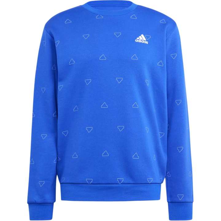 Adidas Adidas Seasonal Essentials Monogram Graphic Crew Sweatshirt