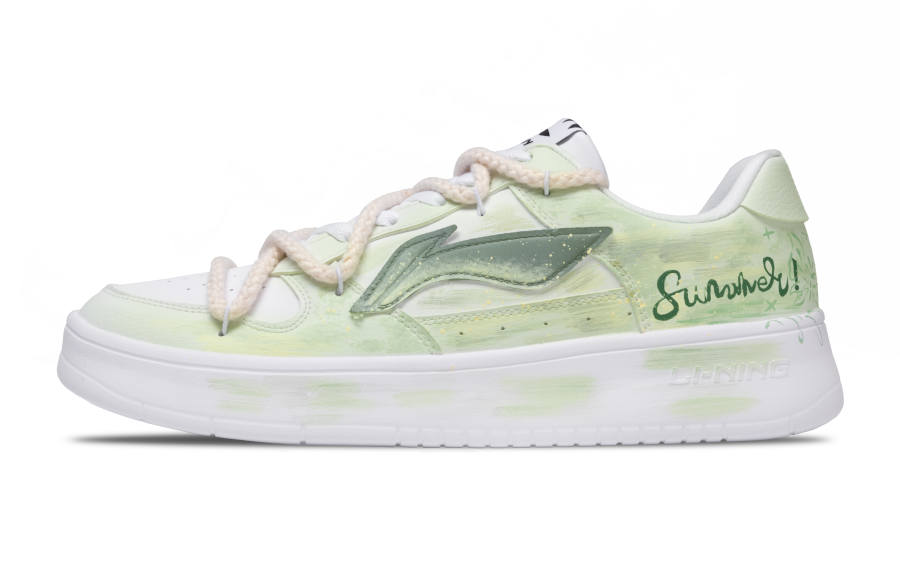 Li-Ning Li Ning Floating Boat Skateboard Shoes Men's Low Top White