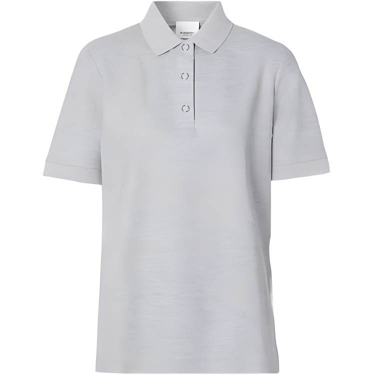 Burberry Polo Shirt Women's Gray