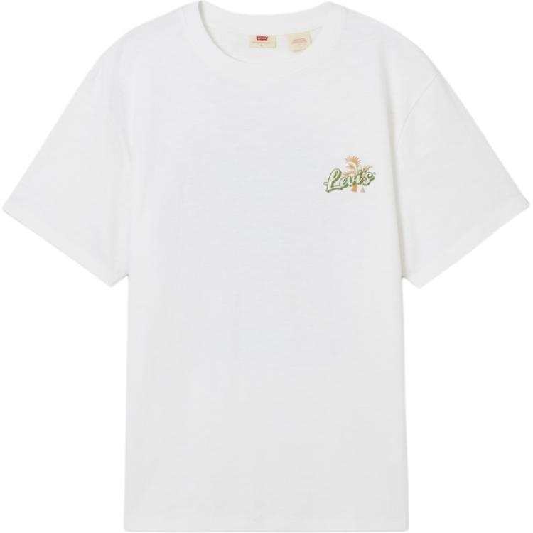 Levis Levis T Shirts Men's White Crew Neck Moderate