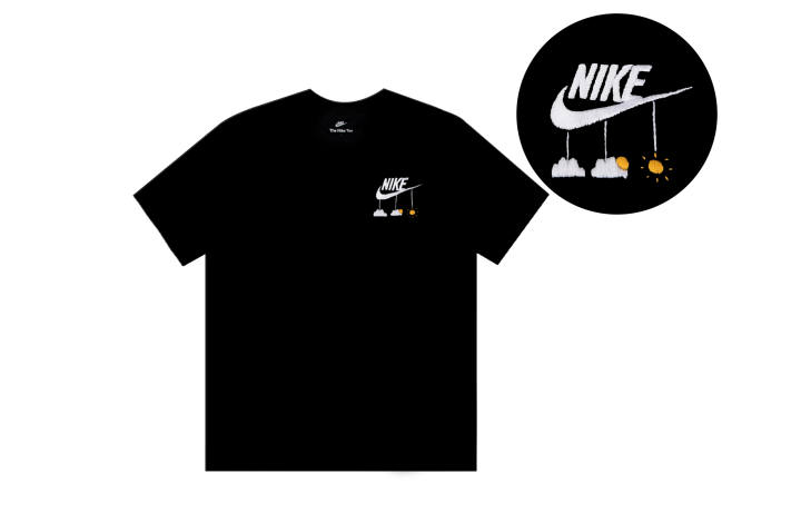 Nike Nike T Shirts Unisex Black Crew Neck Moderate Straight Fit