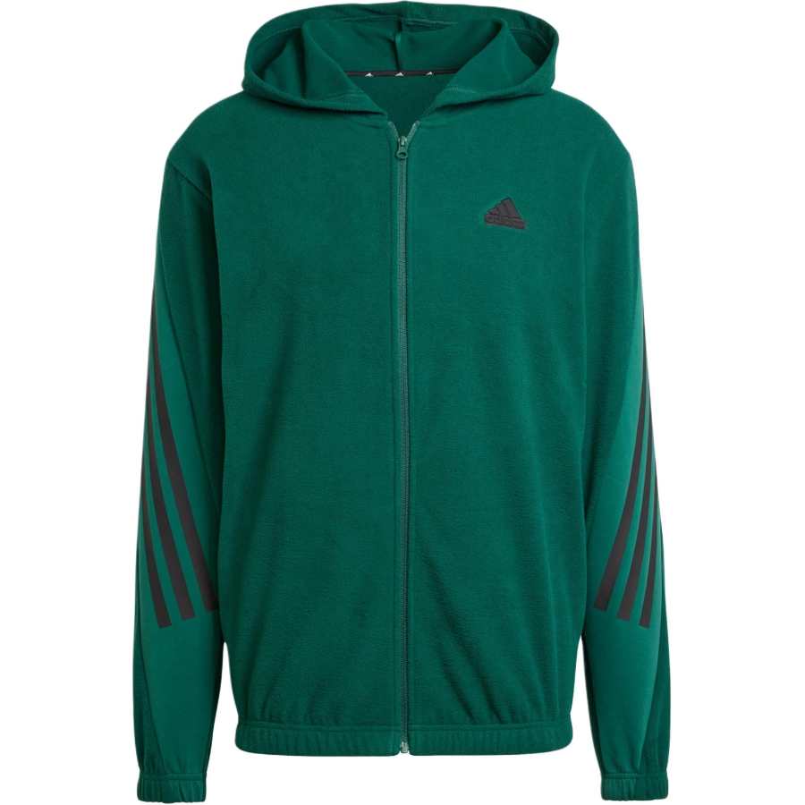 Adidas Adidas Future Icons 3 Stripes Polar Fleece Full Zip Hoodie