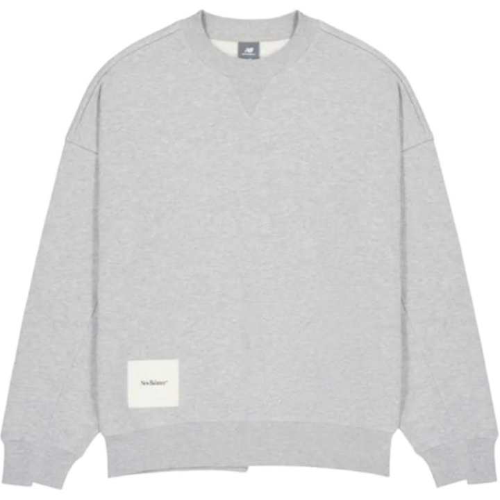 New Balance New Balance NB Grey SS25 Sweatshirt Men's Light Gray