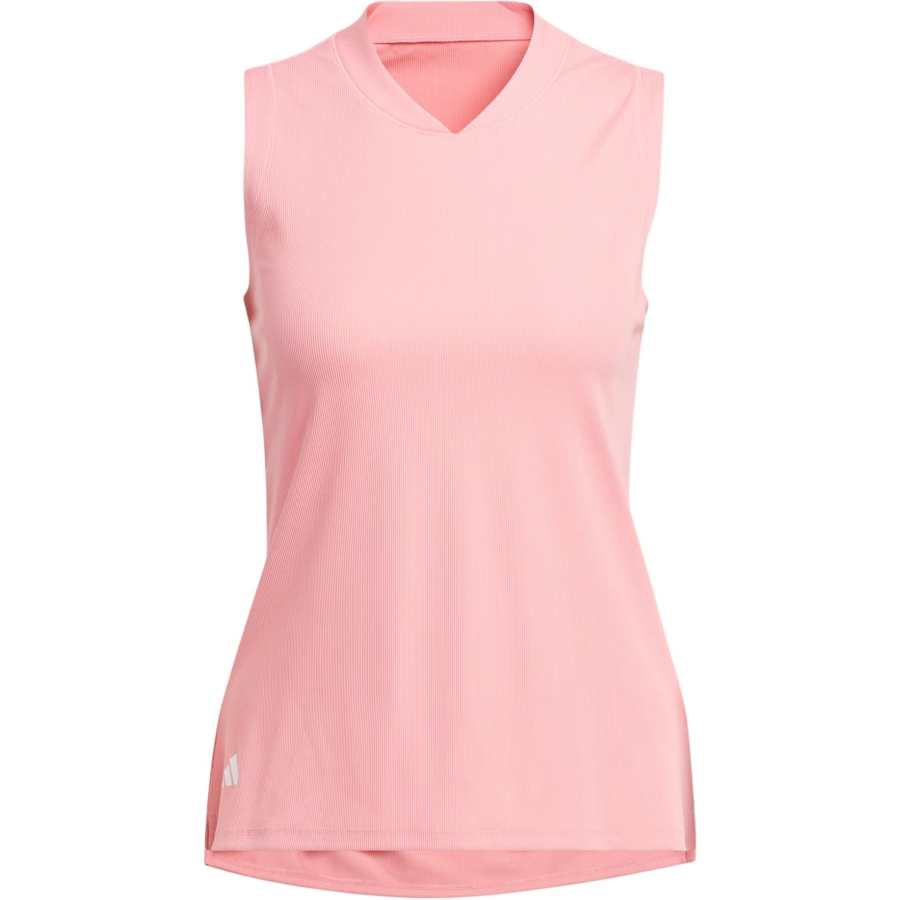 Adidas Adidas Women's Ultimate365 Sleeveless Polo Shirt Semi Pink Spark