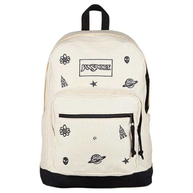 JanSport Suede Backpack Unisex Beige
