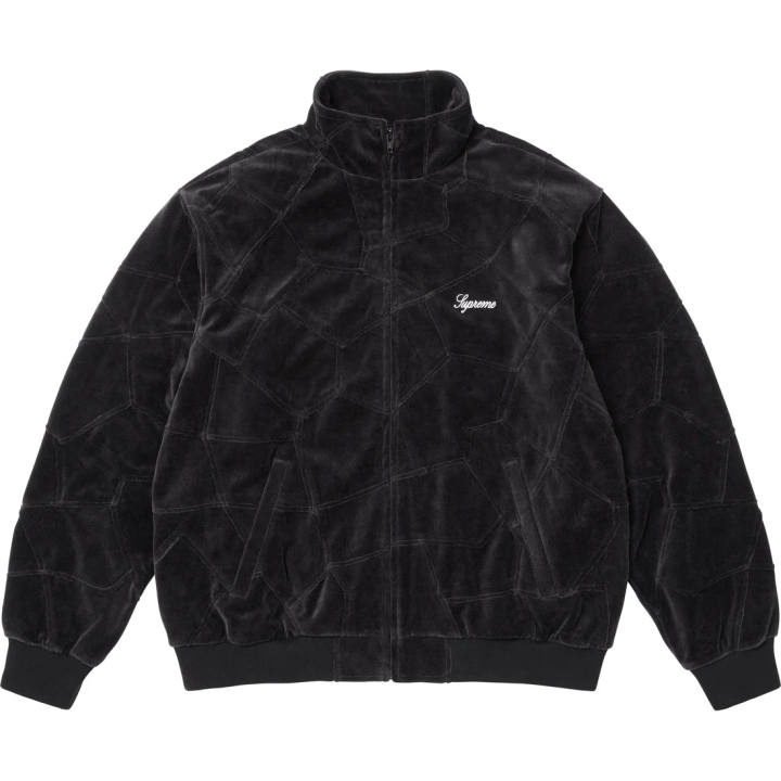 Supreme Supreme Patchwork Velour Track Jacket