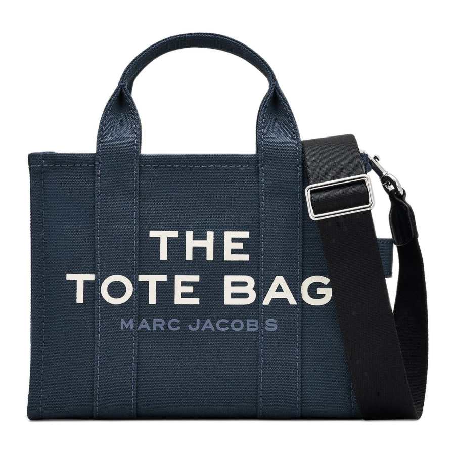 MARC JACOBS Canvas Tote Bag, Shopping Bag, Shoulder Bag, Handbag Small Women's Blue