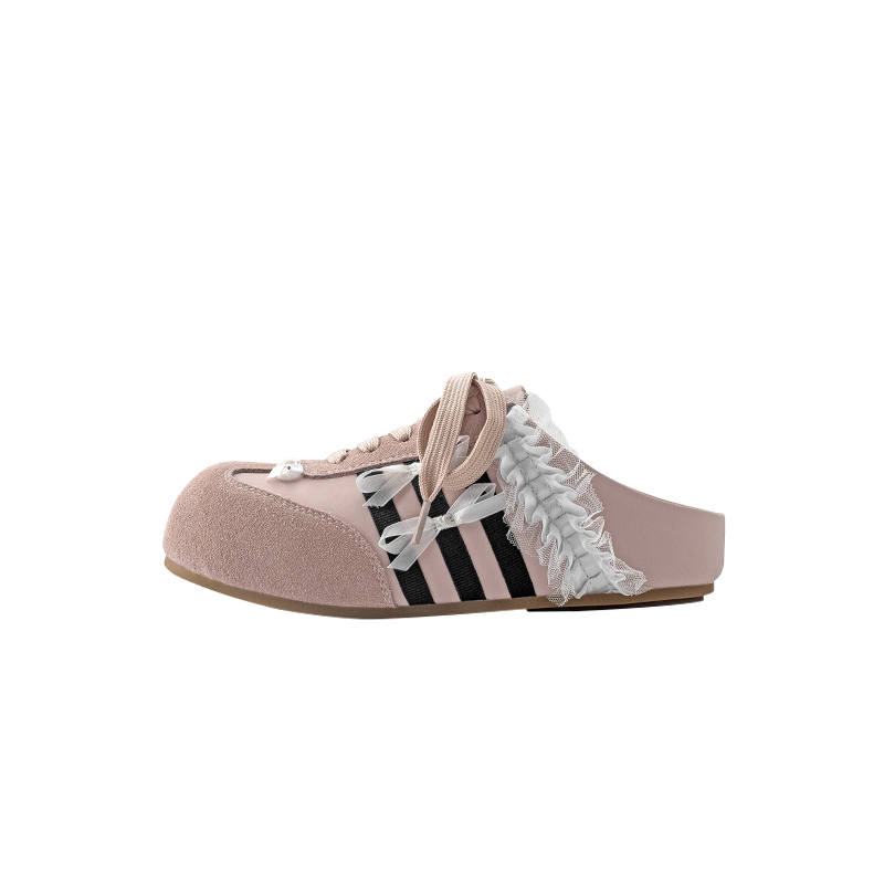 LONGZHIWU Abrasion Resistant Closed Toe Slippers Women's