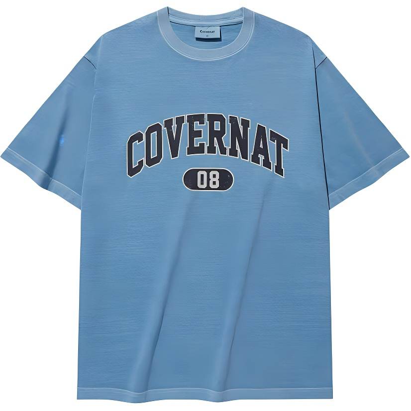 COVERNAT SS25 T Shirt Unisex Blue