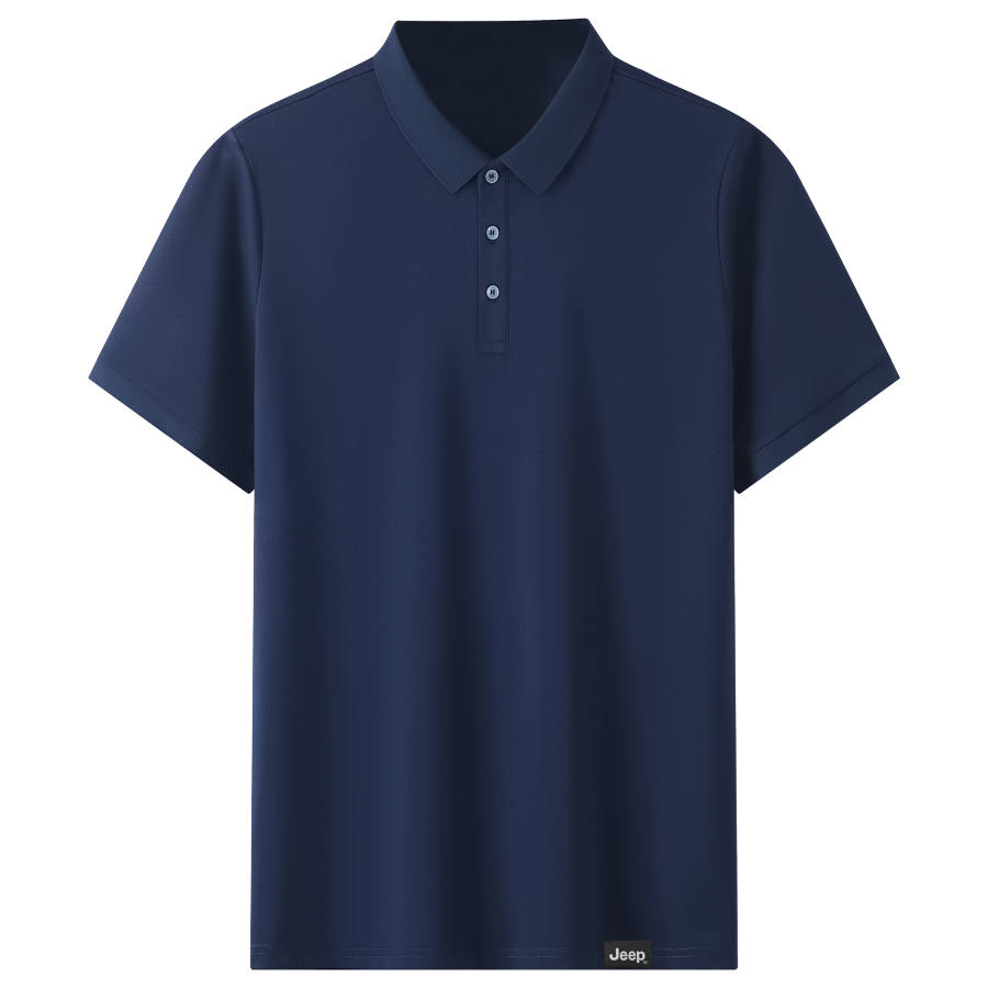 Jeep Polo Shirts Unisex Lapel Moderate Straight Fit