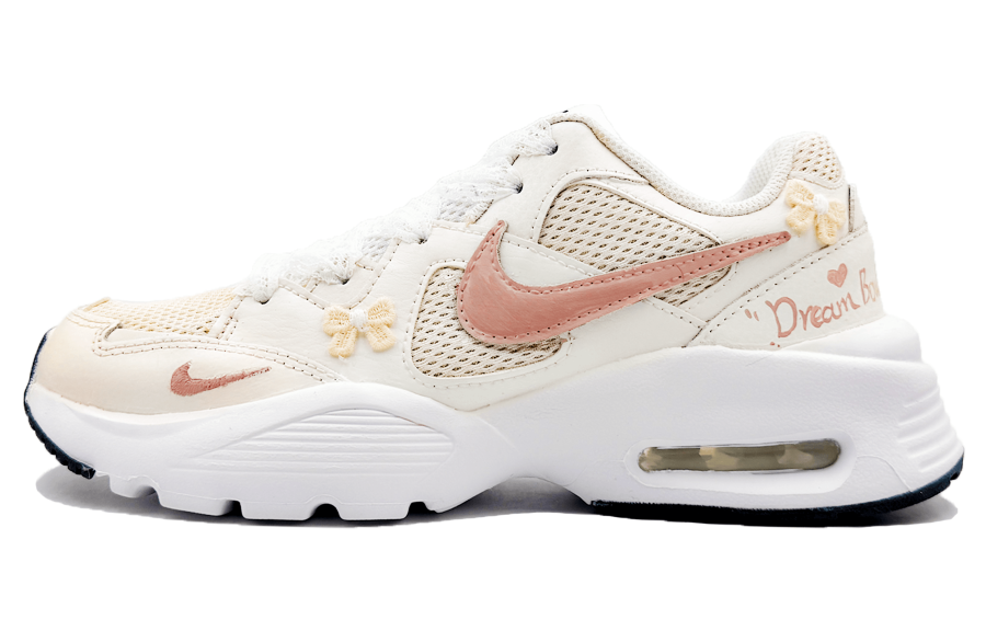 Nike Nike Air Max Fusion Abrasion Resistant Low top Running Shoes Women's Orange