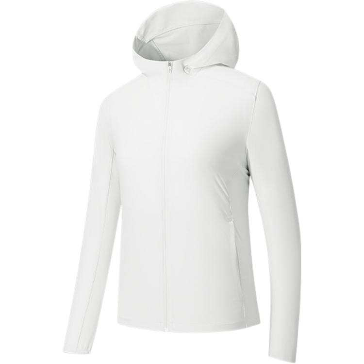 Anta Champion All Weather Collection Jackets & Coats Women's Papyrus White