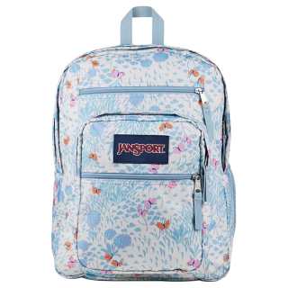 JanSport Polyester Backpack Unisex Blue & White