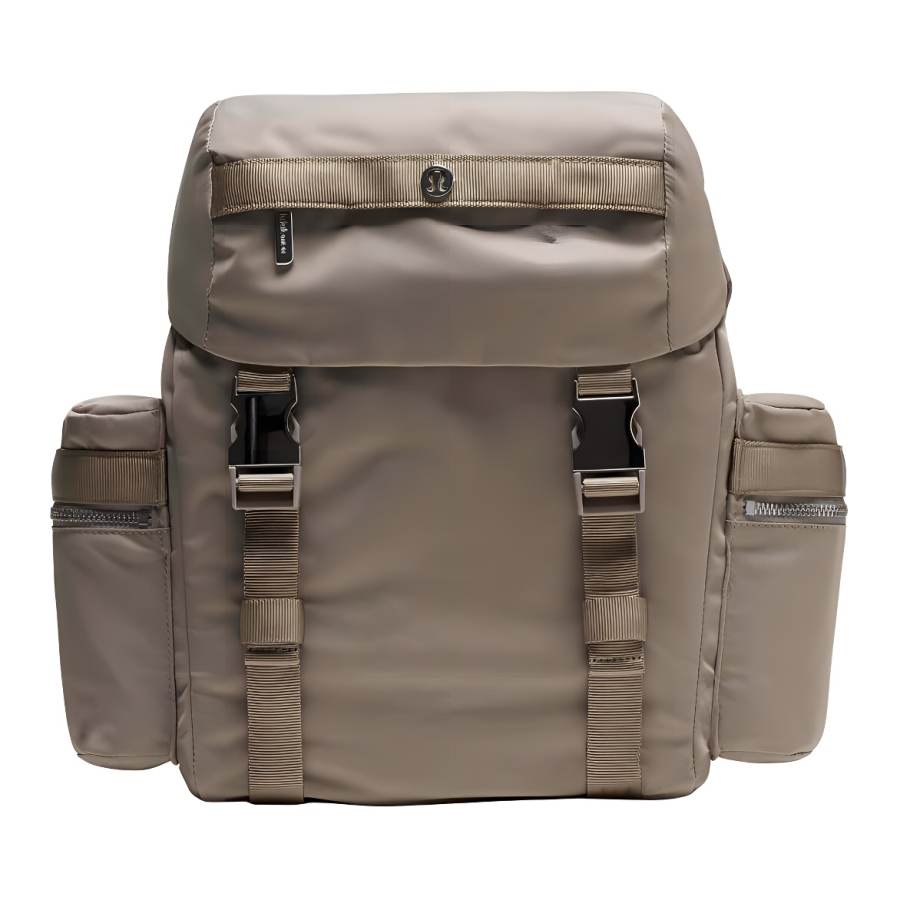 Lululemon Lululemon Nylon Backpack Unisex Warm Umber Gray