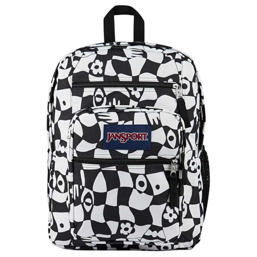 JanSport JanSport Polyester Backpack Unisex Black & White