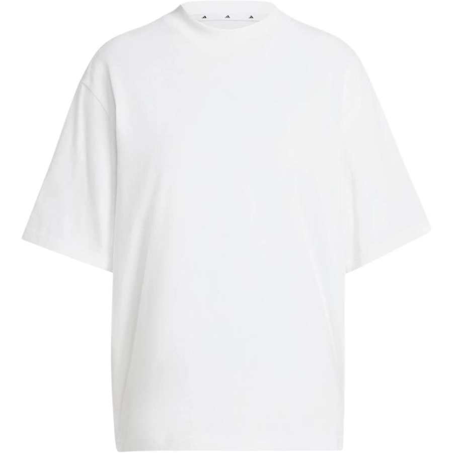 Adidas Adidas Women's Essentials Contemporary Logo Boyfriend T Shirt White