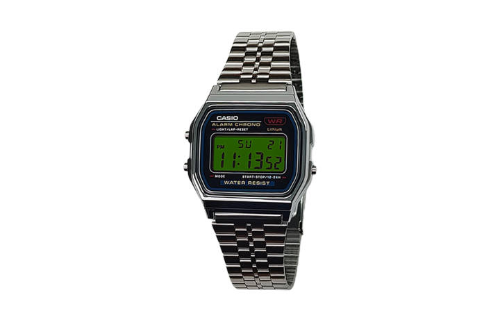 CASIO CASIO Custom Collection Quartz Movement Stainless Steel Strap Watch Men's Watches Black Dial