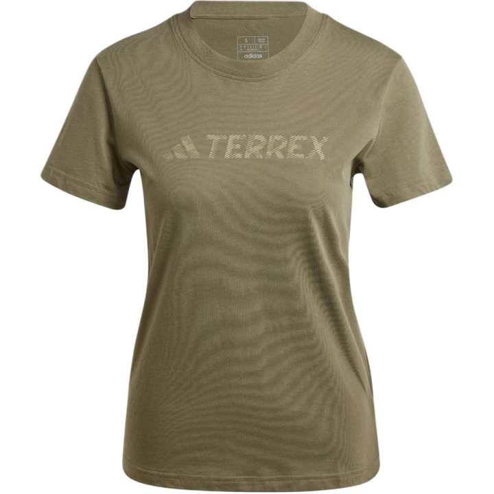 Adidas Adidas Women's Terrex Classic Logo T Shirt Olive Strata