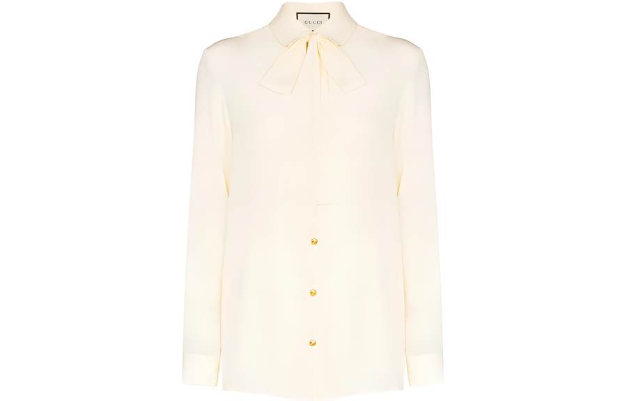 GUCCI 【Previous Season】pussy bow blouse