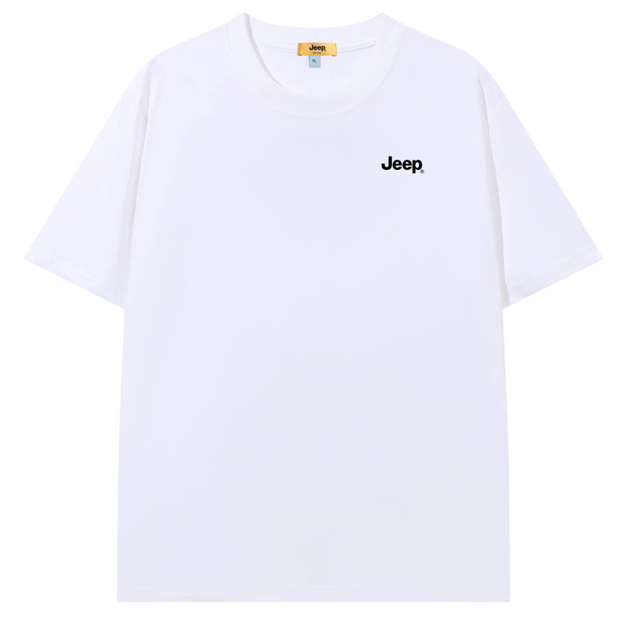 Jeep T Shirts Unisex Crew Neck Thin Straight Fit