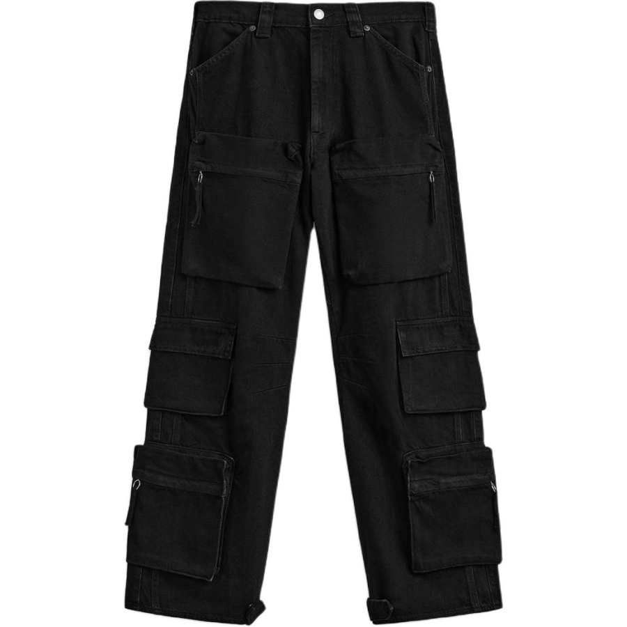 ZARA ZARA Cargo Pants Men's Black Moderate Cargo Pants